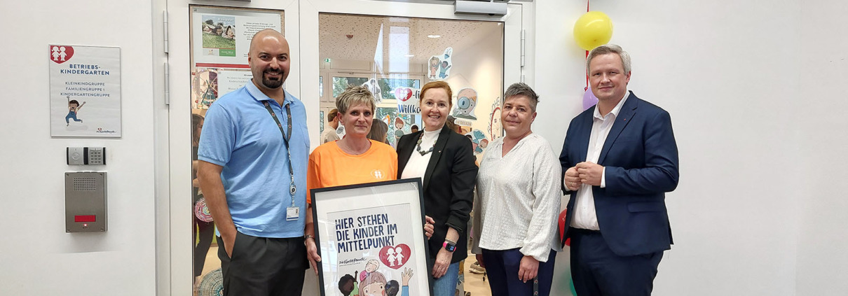 Eröffnung des Betriebskindergartens in der Klink Favoriten