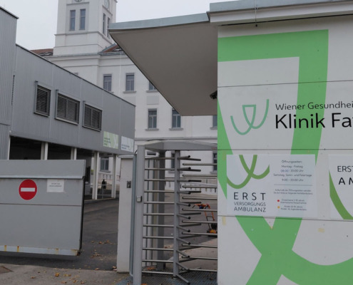 Eingang Klinik Favoriten