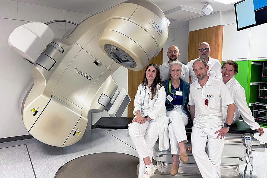 Team der Radioonkologie in der Klinik Favoriten