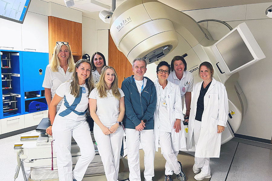 Team der Radioonkologie in der Klinik Favoriten